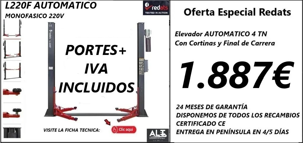 ELEVADORES DE COCHES y EQUIPAMIENTO TALLERES
