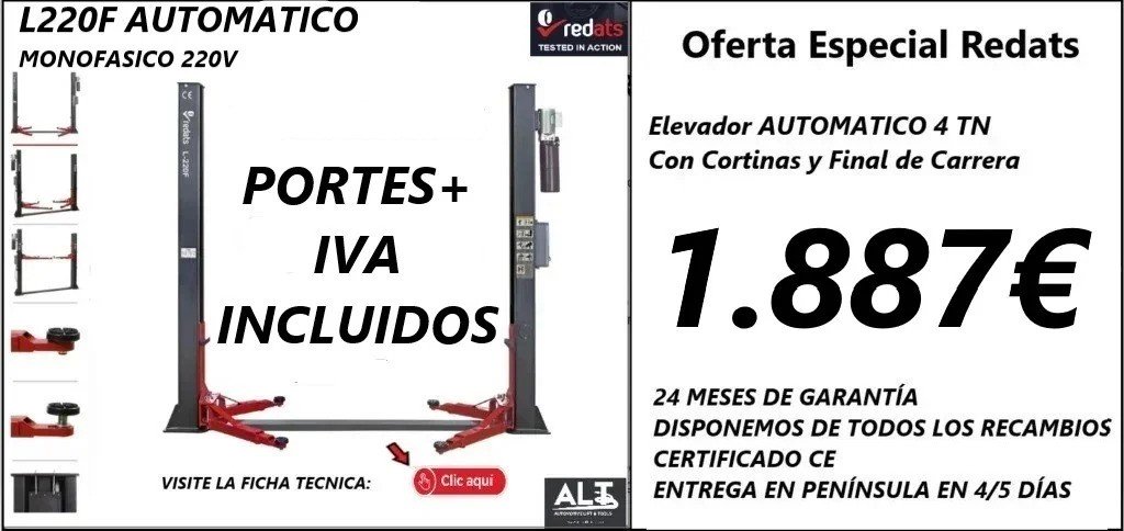 ELEVADORES DE COCHES y EQUIPAMIENTO TALLERES